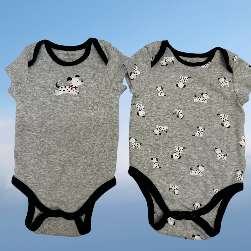 Little Me Onesies GUC Size 6 Months